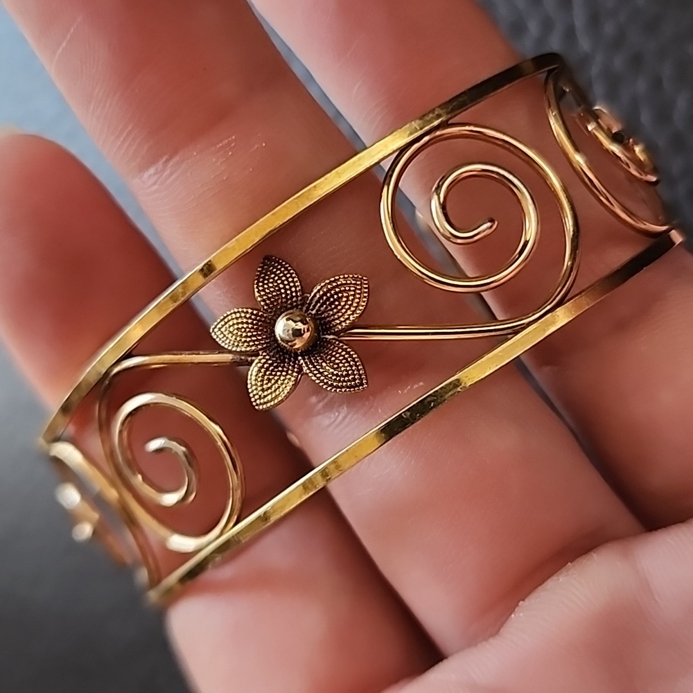 VTG Krementz cuff bracelet - Picture 3 of 10